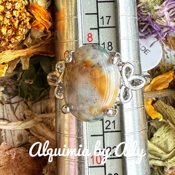 Alquimia bumblebee jasper silver ring - Picture 1 of 1